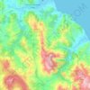 Cercle de Tétouan دائرة تطوان topographic map, elevation, terrain
