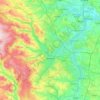 Sheffield topographic map, elevation, terrain