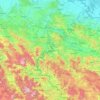 Bosna topographic map, elevation, terrain