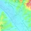 Vushtrri topographic map, elevation, terrain