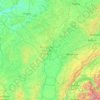 Borgonha-Franco-Condado topographic map, elevation, terrain