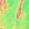 Miass topographic map, elevation, terrain