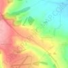 Westcote topographic map, elevation, terrain