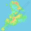 Stewart Island / Rakiura topographic map, elevation, terrain
