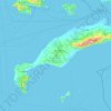 Kos topographic map, elevation, terrain