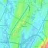 Teaneck Township topographic map, elevation, terrain