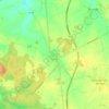 Levet topographic map, elevation, terrain