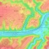 Pommern topographic map, elevation, terrain
