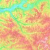 Saint-Pierre-de-Chignac topographic map, elevation, terrain