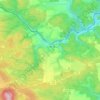 Straßberg topographic map, elevation, terrain