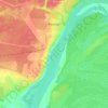 Жешарт topographic map, elevation, terrain