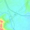 Sagana topographic map, elevation, terrain