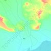 白杨河 topographic map, elevation, terrain