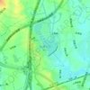 北湖公园 topographic map, elevation, terrain