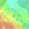 Трёхденево topographic map, elevation, terrain