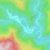 金水河 topographic map, elevation, terrain