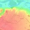 Elan topographic map, elevation, terrain