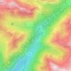 Valle de Benasque topographic map, elevation, terrain