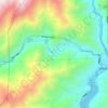 渔子溪 topographic map, elevation, terrain