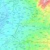 洪安涧河 topographic map, elevation, terrain