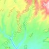 Deep Canyon topographic map, elevation, terrain