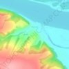 Межная topographic map, elevation, terrain