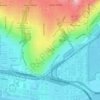 Dawes Hill Park topographic map, elevation, terrain