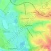Skopin topographic map, elevation, terrain