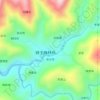 阎家河 topographic map, elevation, terrain