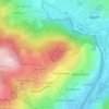 Fort de Lestal topographic map, elevation, terrain