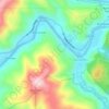 Monte Rio topographic map, elevation, terrain