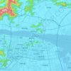 椒江 topographic map, elevation, terrain