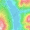 Reschensee - Lago di Resia topographic map, elevation, terrain