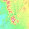 وادي الفرع topographic map, elevation, terrain