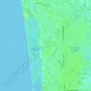 Pelican Bay topographic map, elevation, terrain