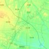 双洎河 topographic map, elevation, terrain