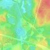 Иванцево topographic map, elevation, terrain