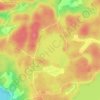 Diamond Lake topographic map, elevation, terrain