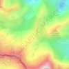 Crête du Sal topographic map, elevation, terrain