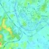 牛山公园 topographic map, elevation, terrain