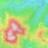 Vallon des Trois Termes topographic map, elevation, terrain