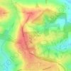 Trent Park topographic map, elevation, terrain