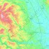 Nidderdale topographic map, elevation, terrain