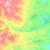 San Gabriel River topographic map, elevation, terrain