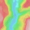 Snohoosh Lake topographic map, elevation, terrain