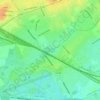 Bridgwater Road Fields topographic map, elevation, terrain