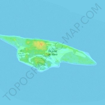 Ilha João da Nova topographic map, elevation, terrain
