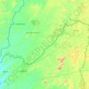 Moa River topographic map, elevation, terrain