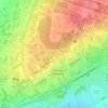 canteiro central do Parque bosque do Sudoeste. topographic map, elevation, terrain