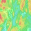 Куореярви topographic map, elevation, terrain